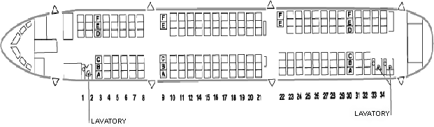 Аэрбас 321 карта мест